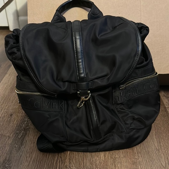 Calvin Klein Handbags - Calvin Klein Nylon Black Backpack